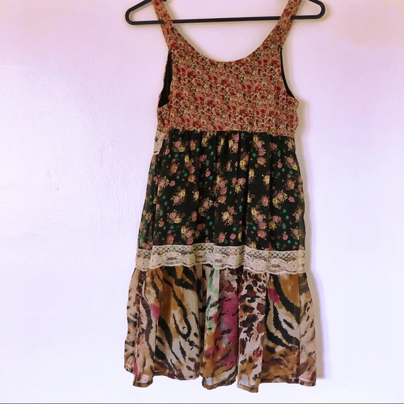 American Rag Bohemian Hippie Patterned Dress - Picture 7 of 12